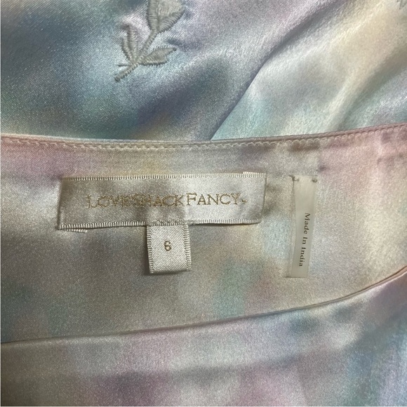 LOVESHACKFANCY Gracia Iridescent Watercolor
Embroidered Floral Maxi Skirt - Picture 13 of 15